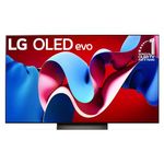 LG 77-Inch C4 OLED evo 4K Smart TV - α9 AI Processor 4K, Alexa Built-in, 144Hz Refresh Rate, HDMI 2.1, G-Sync, FreeSync, VRR, WebOS 24, Dolby Vision, Dolby Atmos (OLED77C4PUA, 2024)