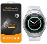 [3-Pack] Samsung Gear S2 / Gear S2 Classic (3G/4G Connectivity Model Only) Tempered Glass Screen Protector, Supershieldz Anti-Scratch, Anti-Fingerprint, Bubble Free