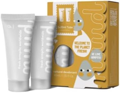 Smarter White Déodorant crème végétalienne naturelle contre les odeurs de transpiration Cosmétique naturel sans aluminium, alcool, produits chimiques, testé sur les animaux | Plastique bio suffit pour