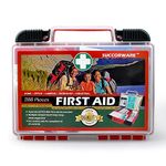 First Aid Kit (236 Pieces) Hardcase + Bonus 52 Pieces Mini First Aid Kit: Perfect for Home & Workplace Safety