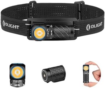 OLIGHT Perun 3 Mini Stirnlampe LED Wiederaufladbar, 920 Lumen Superhell HCRI Kopflampe Headlamp mit Rotlicht und 8 Lichtmodi, IPX8 Wasserdichte Stirnleuchte, Ideal für Outdoor, Angeln Schwarz