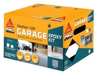 SIKA - Premium Garage Floor Epoxy Coating Kit - Sikafloor -200 (Grey), 4.5 L, 200 ft². Yield - For Garage Floor and Concrete Surface Coating Applications