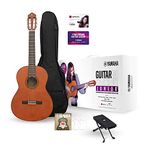 Yamaha GuitarGo - Starter Set Junior - Acoustic guitar pack for young learners including a gig bag, digital tuner for iOS and a footrest