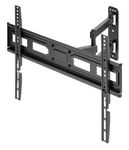 MANHATTAN Full Motion TV Wall Mount – 37 to 70 inch to 77 lbs - Swivel, Tilt, & Level Adjustment – up to 600x400 VESA – 462426