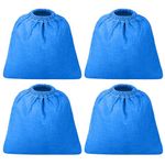 4 pcs Cloth Filter Bag for Armor All AA256 AA255 2.5 Gallon Shop VAC Microlined