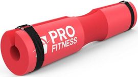Squad Pad for Barbell Cushion -Squat Bar Pad Shoulder Support | Bar Cushion Weightlifting Hip Thrusts (Red)