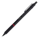 rOtring Rapid Pro Mechanical Pencil | HB 0.7 mm Lead Propelling Pencil | Reduced Lead Breakage | Matte Black Full-Metal Barrel