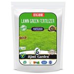 Rimi Garden® Lawn Green Fertilizer, Essential Organic Fertilizer for Maximising Lawn green with ++ Charged Flowering Microbes (900 gm)