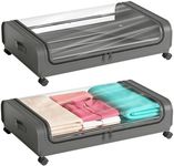 2 Pack Under Bed Storage with Wheel