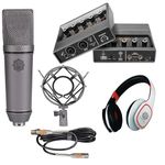 DIGIMORE Professional Condenser Microphone Kit with Audio Interface for Podcasting Live Streaming Singing PC Mobile YouTube (D-410/400)