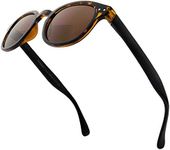 VITENZI Bifocal Sunglasses for Men and Women Round Reading Sun Tinted Glasses with Readers - Lucca in Tortoise 2.00