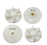 Mixer Grinder Motor Coupler Suitable for All Six Teeth Mixer Grinders Motor 2 Set of 4PCS (White) Universal size Mixer Grinder Parts Repairing, 6 Teeth mixer and mixer jar coupling