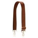 Allzedream Crossbody Bag Strap Soft Adjustable Replacement Purse Straps, Brown, Medium, Stylish