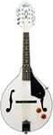 Oscar Schmidt OM10EWH-A Bluegrass Mandolin with Pre Amp, White