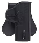 Bulldog Cases Rr-Swmpsez: Rapid Release Polymer Holster W/Paddle - Right Hand Only