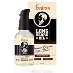 Fantraa Long Beard Oil for Men- 30 Ml| Best Beard Oil Conditioner with Avocado Oil, Argan and Jojoba Oil| Prevents Split Ends and Healthy Beard Growth| Non Sticky