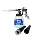 Brilliant Tool BT160300 Compressed Air Cleaning Gun 1 L I Cleaning Gun Compressed Air with Curved Metal Tube in Outlet Funnel I with Shut-Off Valve