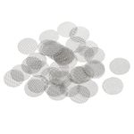 MECCANIXITY Pipe Screen Stainless Steel Screens, 1/2 Inch (12.7mm) Diameter for Pipe Filter, Pack of 80