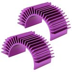 2pcs Hobbypark Aluminum Electric Engine Motor Heatsink Fins Cooling For RC 540 550 3650 Size Brushed Brushless