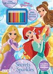 D Princess Secrets and Sparkles Activity Book with Mini Pencils