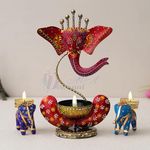 Premium Handicraft Tealight Holder for Diwali Decoration, Diwali Gift for Family and Friends