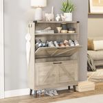 Halitaa Shoe Cabinet with 2 Flip Dr