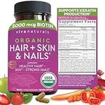 Organic Biotin Vitamins for Hair Sk