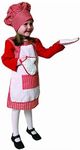 Dress Up America Chef Costume for Kids - Baker Uniform Dress Up for Girls