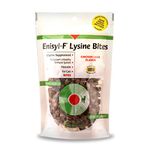 Vetoquinol Enisyl-F Lysine Bites: L-Lysine Treats for Cats & Kittens - Chicken Liver-Flavored Chews, 6.4oz (180g) Reclosable Bag