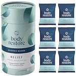 Body Restore Shower Steamers Aromatherapy 6 Pack - Stress Relief and Luxury Self Care, Relaxation Birthday Gifts for Women and Men, Valentines Day Gifts - Eucalyptus