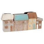 Village Pottery 4 Houses Planter