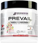 Prevail Pre Workout Powder with Nootropics: Pre-Workout Drink for Men and Women, Cutting Edge Energy and Focus Supplement with L Citrulline, Alpha GPC, L Tyrosine | Sour Rainbow Candy, 40 Scoops