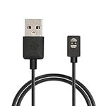 kwmobile USB Cable Charger Compatible with Suunto Wing Cable - Charging Chord for Smart Watch - Black