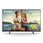 Sony BRAVIA 3 – Direct LED, X-Balanced Speaker, Dolby Vision/Atmos, IMAX Enhanced, Google TV (2025), Google Cast, Apple AirPlay 2, Eco Dashboard 2, Game Menu 2 – 75-inch