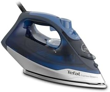 Tefal Express Steam+ Iron | No.1 Ironing Brand in Europe | 2600W | Durilium Technology | Ceramic Soleplate | 190g/min Boost | Vertical Steam | Auto Shut-Off | 2-Year Warranty