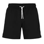 BOSS Mens Iconic Swim shorts with signature stripe and logo