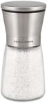 Cole & Mason Sunderland 5.5" Salt Mill Set for Sea Salt - Aesthetic Salt Mills - Kitchen & Home Essentials - Refillable Salt Mill Grinder - Acrylic Spice Mills