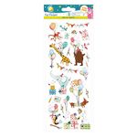 Craft Planet CPT 805272 Stickers, Assorted, Birthday Animals