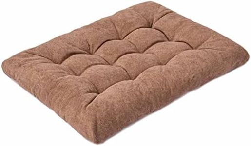 Dog Bed for Small Medium Dogs and Cats, Large Washable Pet Beds for Crate (36L x 23W in, Coffee)