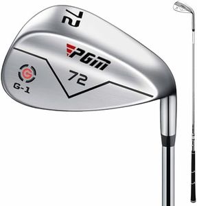 PGM Wedge - 72 Degrees Premium Sand Wedge, Lob Wedge for Men & Women - CNC Textured - Bunker Buster Escape Bunkers and Save Strokes Around The Green-High Loft Golf Club (Silver-)