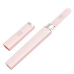 Malva Belle Best Crystal Glass Nail File – Long Lasting Double Sided Tempered Glass File – Professional Salon Manicure/Pedicure Filing Tool for Natural Nails - Pink (2 mm)