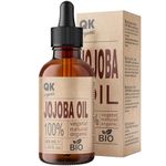 JOJOBA Oil 100% Pure Organic Vegan - 100 ml - for Body, Face, Hair, Nails, Beard - Anti-wrinkle and Anti-acne - BIO - Cold Pressed