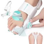 TENICORE Adjustable Knob Bunion Correctors for Women Men Big Toe with Anti-slip Heel Strap, Toe Separators for Bunion Relief, Suitable for Left and Right Feet, Day Night Support(1PC)