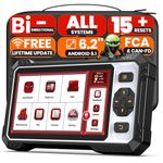 ANCEL FX6100 Bidirectional OBD2 Scanner Scan Tool, All Systems Car Diagnostic Scanner Code Reader with Active Test, 15+ Reset, Oil/EPB/BMS/ABS Bleeding/SAS/D-PF Reset, FCA&CANFD, AutoVIN, Free Update