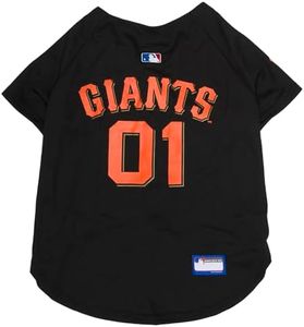 MLB Jersey for Dogs & Cats - Baseball San Francisco Giants Pet Jersey, Large.