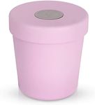 The Ice Cream Canteen Vacuum Insulated Ice Cream Pint Cooler Keeps Ice Cream Frozen for hours enjoy ice cream anywhere (Strawberry Pink)