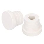 Alvinlite Pool Ladder Rubber Bumper, Set of Two White Ladder Bumpers for Swimming Pool Ladders