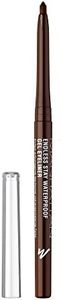 Manhattan Endless Stay Waterproof Gel Eyeliner - Brown Gel Eyeliner with Removable Lead without Sharpening - Colour Rich Brown 001-1 x 2.6 g