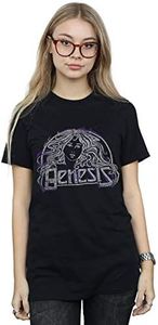 Genesis Women's Nuevo Girl Boyfriend Fit T-Shirt Black Medium
