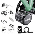 48V750W Mid Drive Kit,Upgraded 1056W Peak Power Torque Sensored Mid Drive Ebike Conversion Kit, Electric Bike Kit with DZ40 Display for 68-73MM Bottom Bracket Mountain Bike,Citybike,Tricycle
